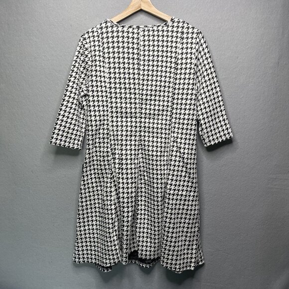 Zoë + Phoebe Houndstooth Dress L XL - Picture 5 of 9
